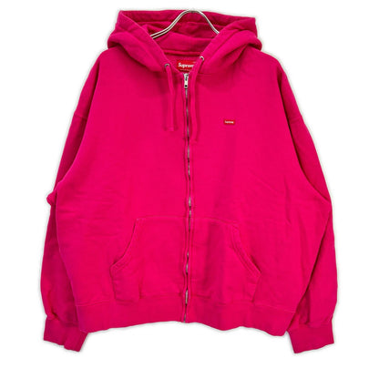 25FW Pink Small Box Zip Up Hooded Sweatshirt Tops X L Men's