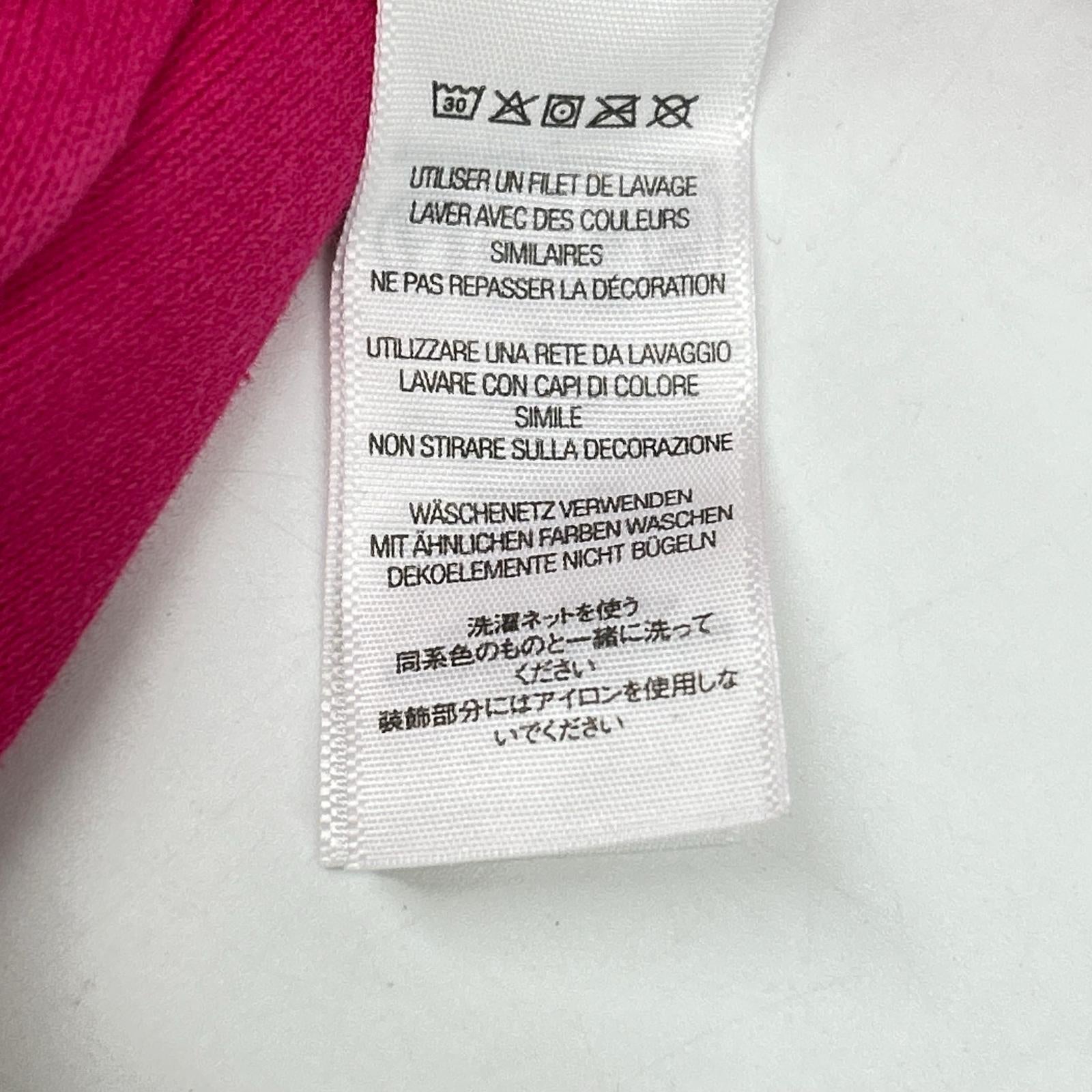 25FW Pink Small Box Zip Up Hooded Sweatshirt Tops X L Men's