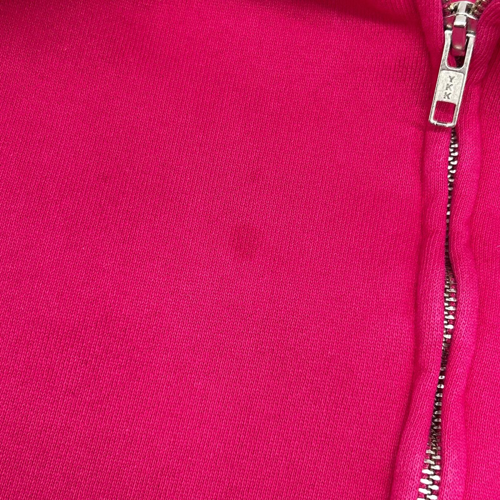 25FW Pink Small Box Zip Up Hooded Sweatshirt Tops X L Men's