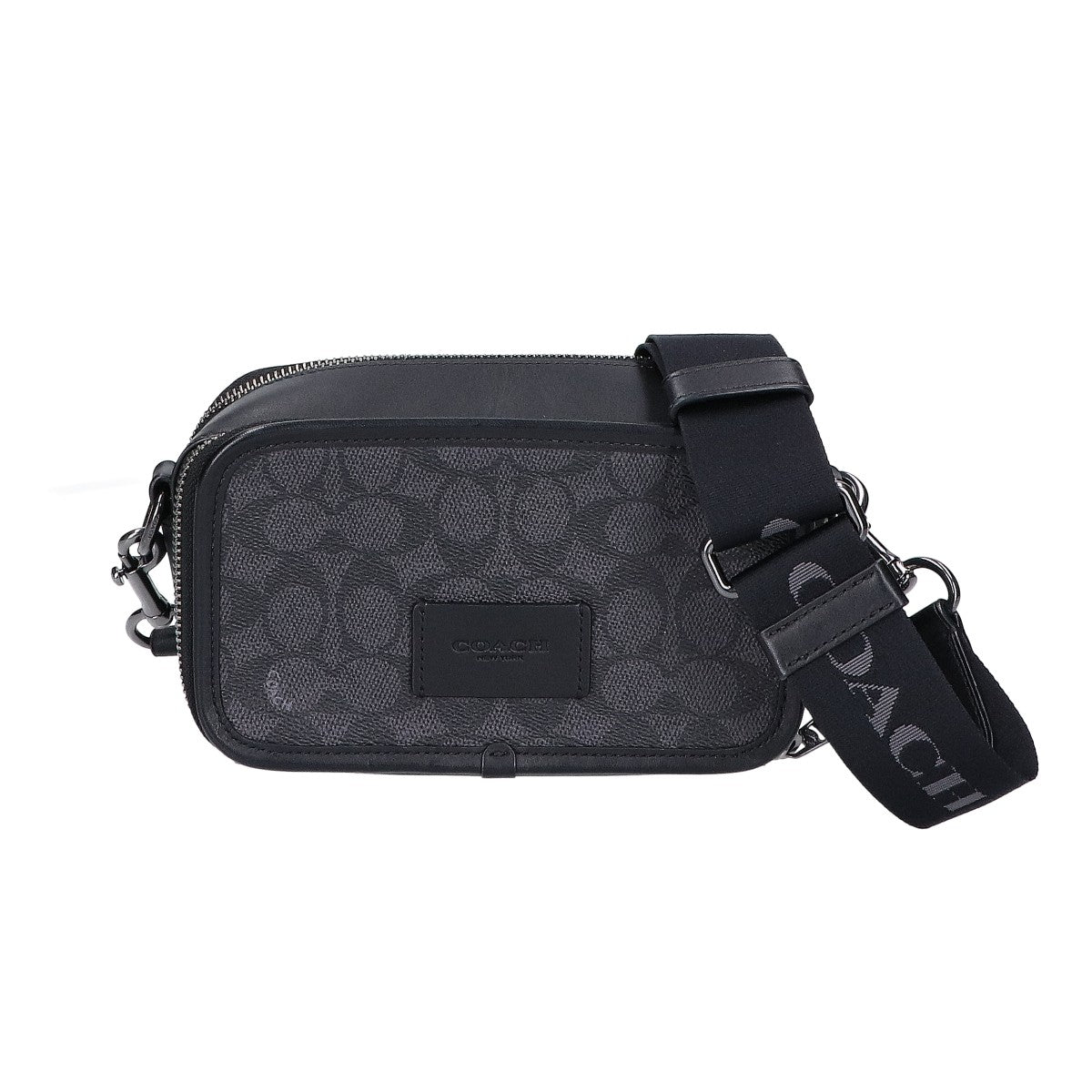 COACH コーチ 【美品】CW365 ワイアット クロスボディ バッグ・シグネチャー キャンバス ショルダーバッグ