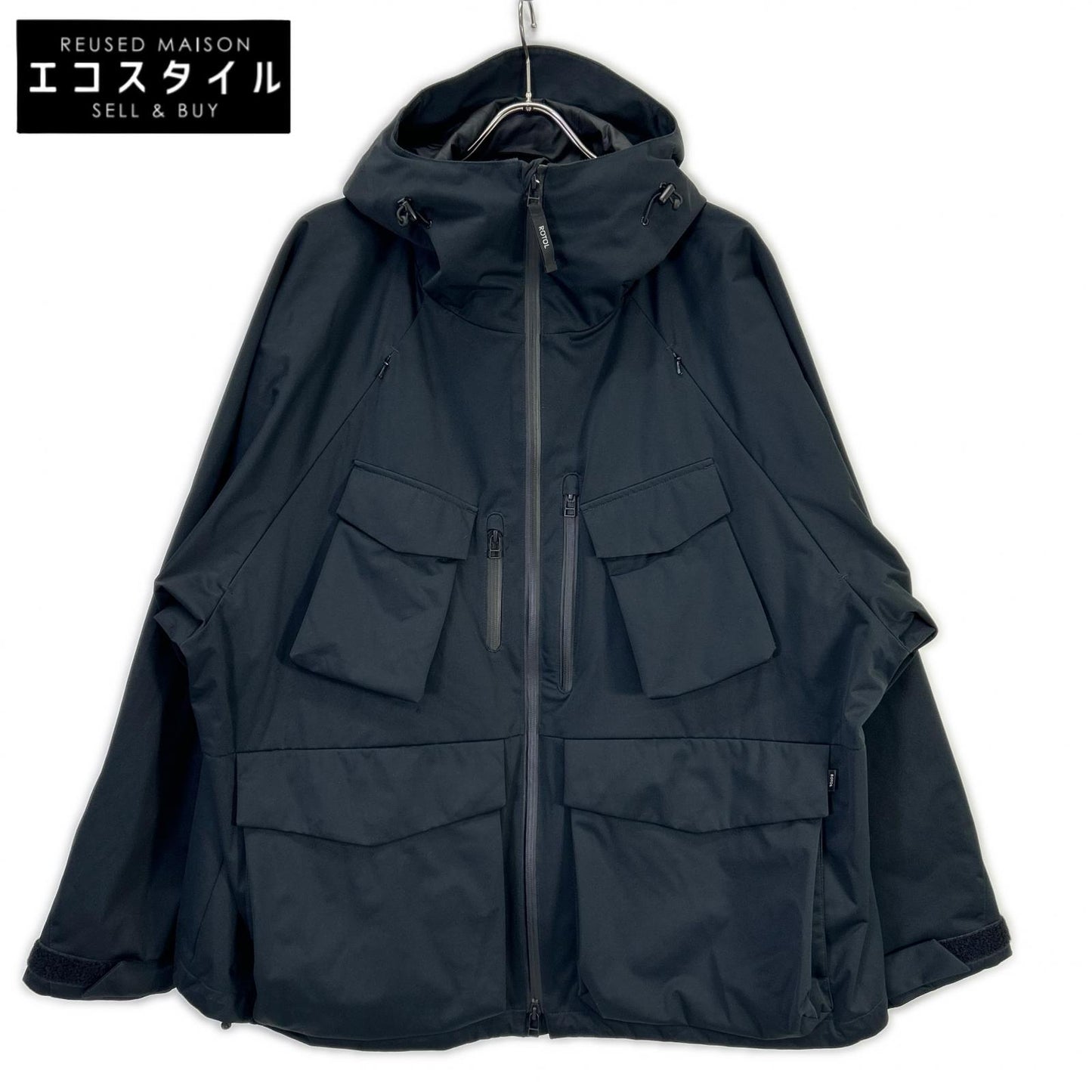 ROTOL ロトル R23W0YC03 ブラック 23AW SHELL PARKA mark:1.3 ジャケット ジャケット
