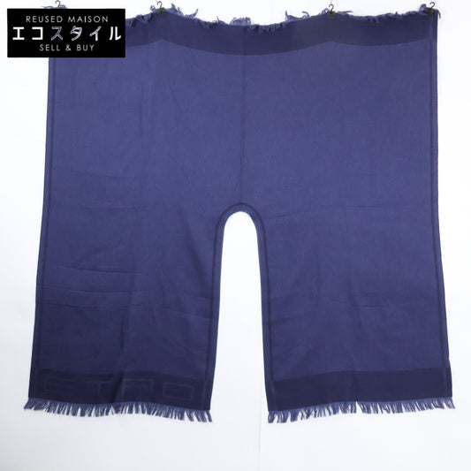 ETRO エトロ 【美品/国内正規】231-14317-9161 シルク/カシミヤ ジャカード ケープ ポンチョ ケープ