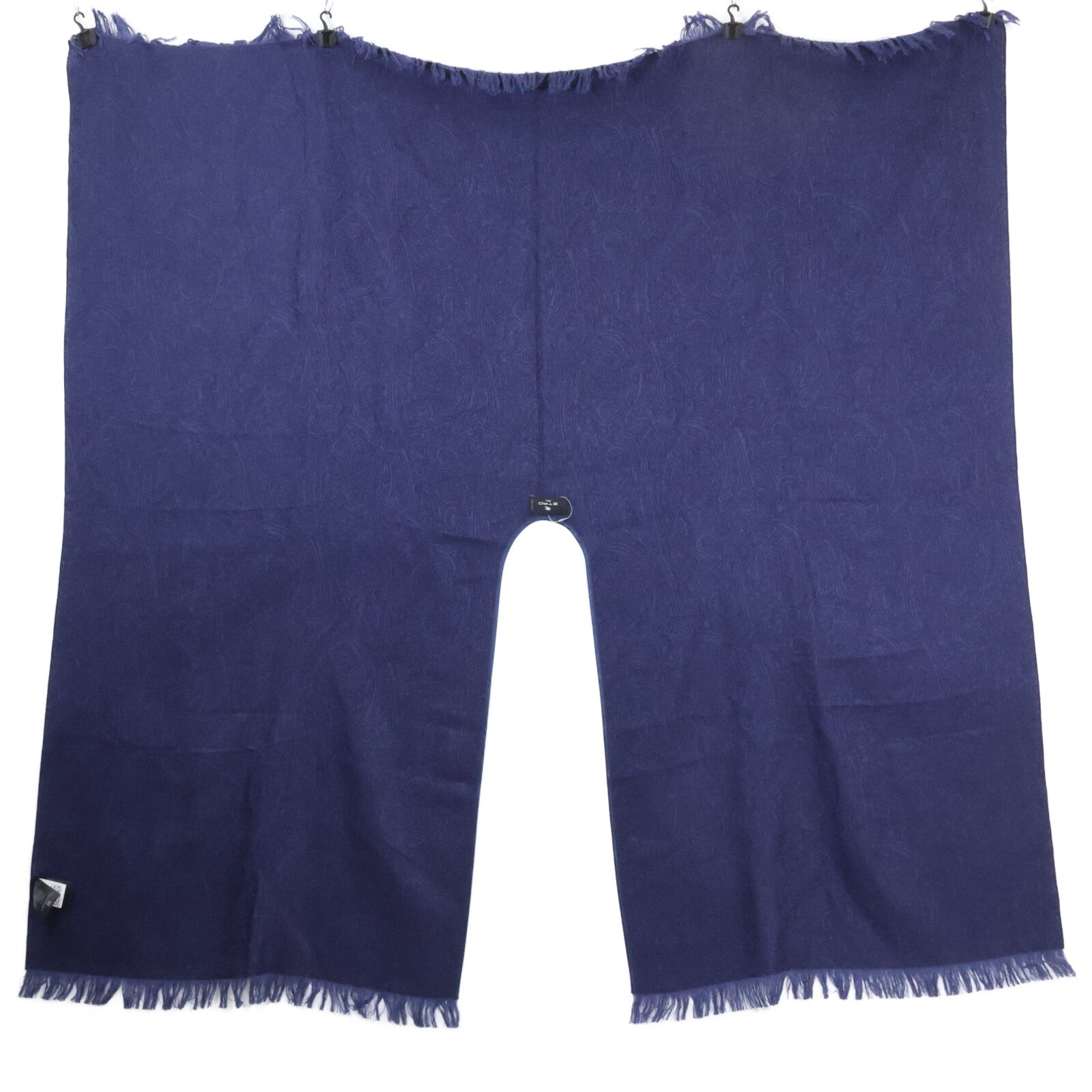 ETRO エトロ 【美品/国内正規】231-14317-9161 シルク/カシミヤ ジャカード ケープ ポンチョ ケープ