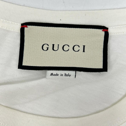 GUCCI グッチ 615044 ホワイト ピッグ刺繍 Tシャツ トップス