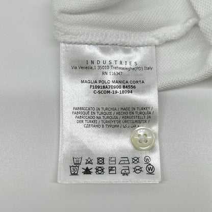 MONCLER モンクレール ホワイト コットン ポロシャツ トップス