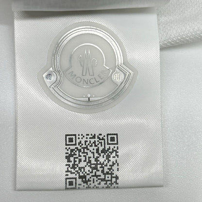 MONCLER モンクレール ホワイト コットン ポロシャツ トップス