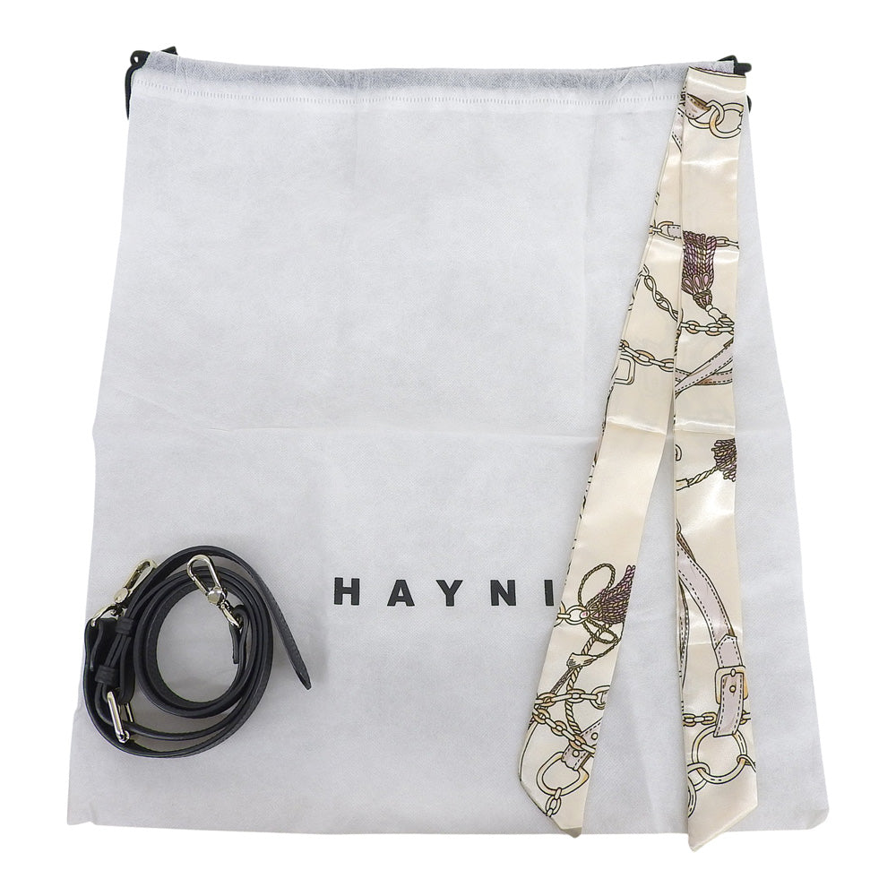 HAYNI ハイニ 美品 シエナM 第二世代 2WAYバッグ ハンドバッグ レディース ブラック ハンドバッグ