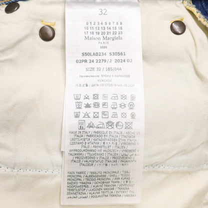 1 10【国内正品/24AW】S50LA0234 对角缝线牛仔裤 下装 32 男士