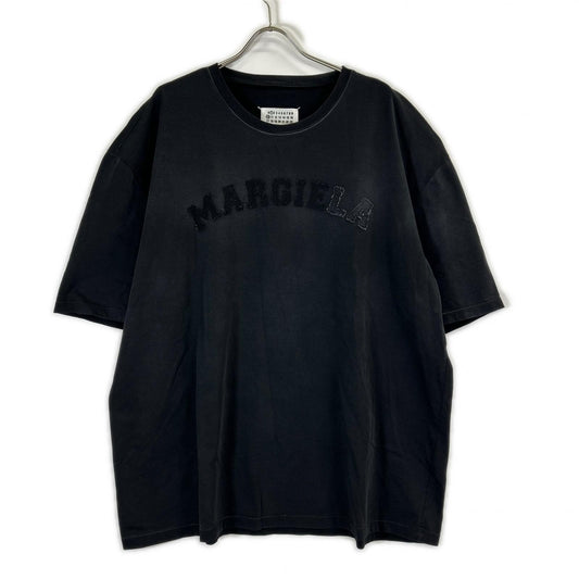 S50GC0685 ｳｫｯｼｭﾌﾞﾗｯｸ ｵｰﾊﾞｰｻｲｽﾞ ｵｰﾊﾞｰﾀﾞｲ ﾛｺﾞTｼｬﾂ トップス L メンズ