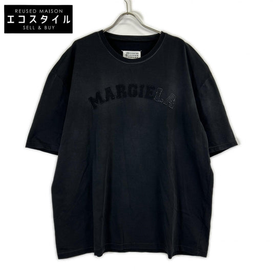 S50GC0685 ｳｫｯｼｭﾌﾞﾗｯｸ ｵｰﾊﾞｰｻｲｽﾞ ｵｰﾊﾞｰﾀﾞｲ ﾛｺﾞTｼｬﾂ トップス L メンズ