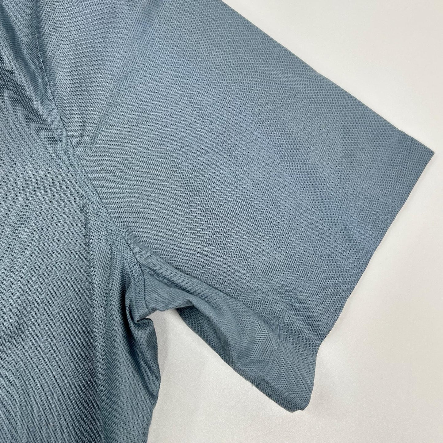 HERMES エルメス 41-5611 ブルー コットン100% BD 開襟シャツ トップス