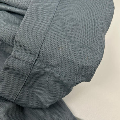 HERMES エルメス 41-5611 ブルー コットン100% BD 開襟シャツ トップス