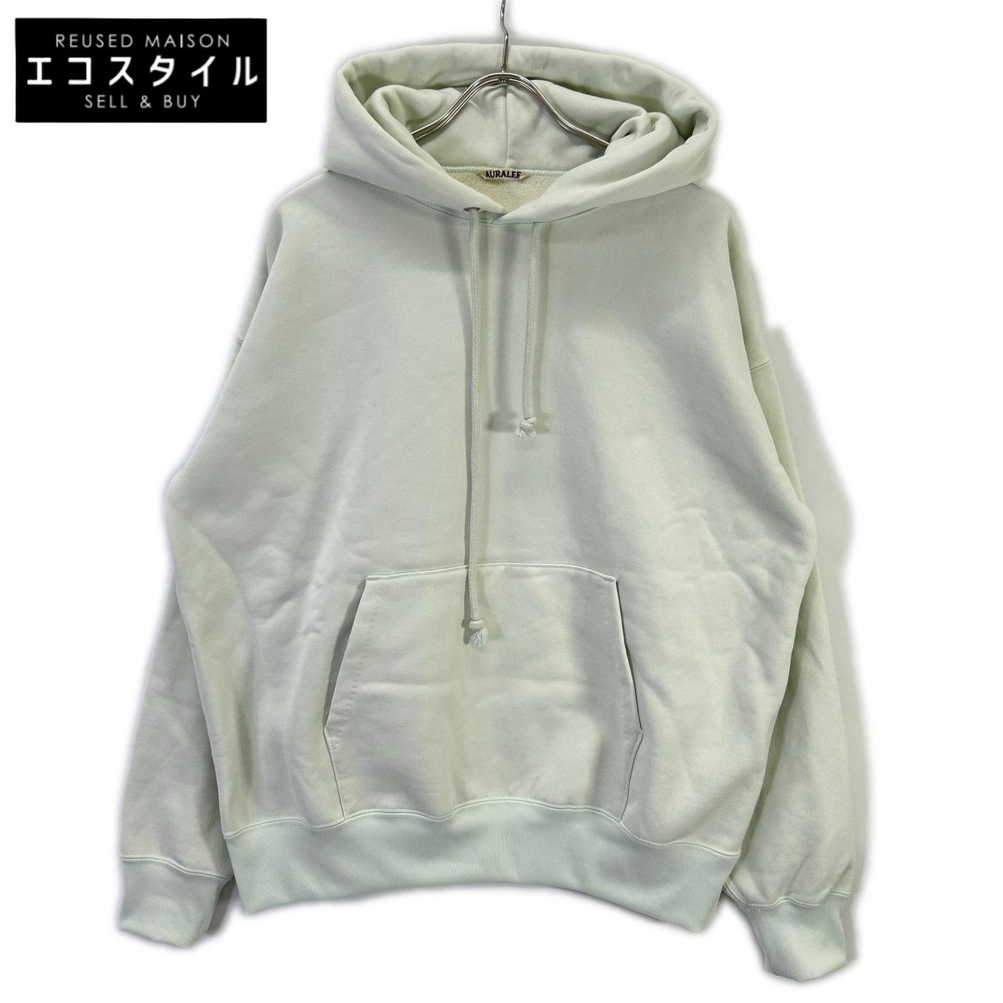 AURALEE オーラリー A9AP01PU 蓝色 BAGGY POLYESTER SWEAT P O PARKA连帽衫 上衣