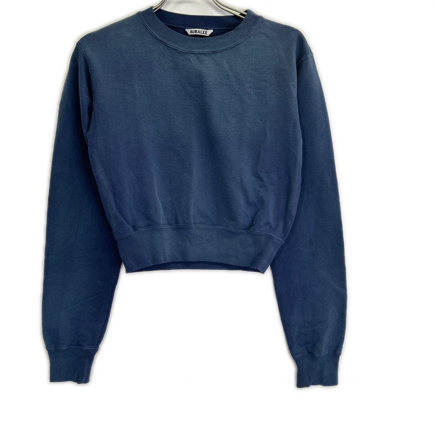 AURALEE オーラリー A25AP04MS 25AW 海军蓝 PRODUCT DYED PIMA LIGHT SWEAT 上衣