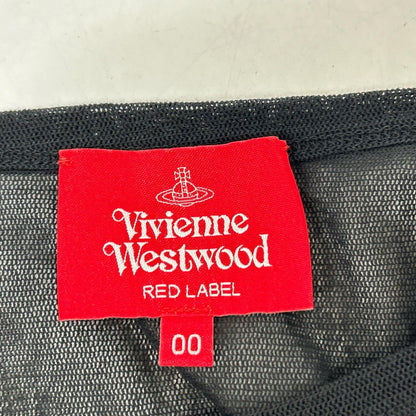 VivienneWestwoodRedLabel ヴィヴィアンウエストウッドレッドレーベル 17-12-542007 ブラック シアーニット ワンピース ワンピース