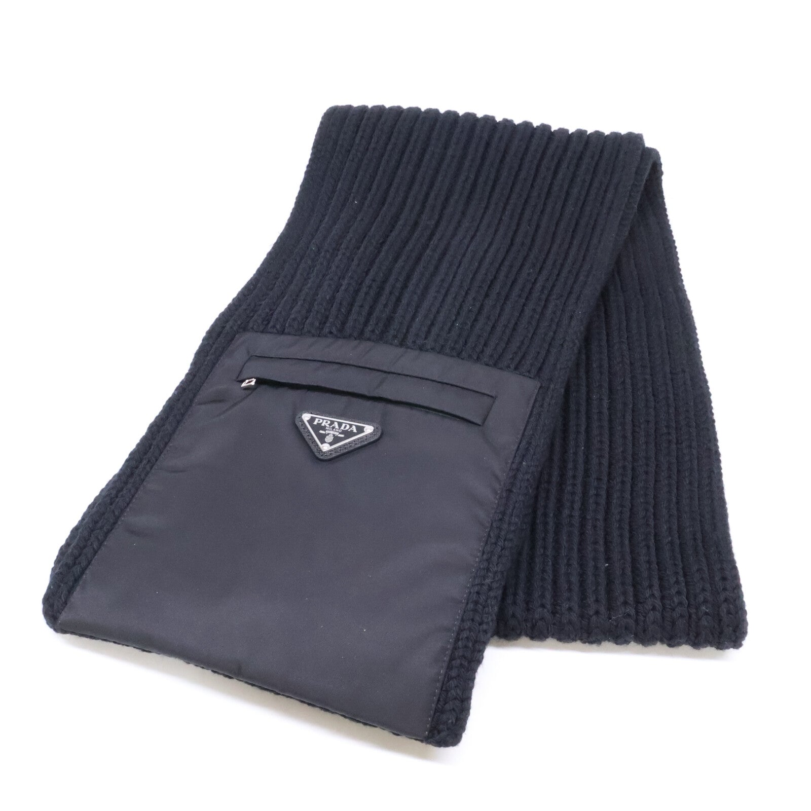 PRADA 普拉达 【立即购买/日本正品】UMS354 S202 1WT0 Re-Nylon 华达呢羊毛围巾