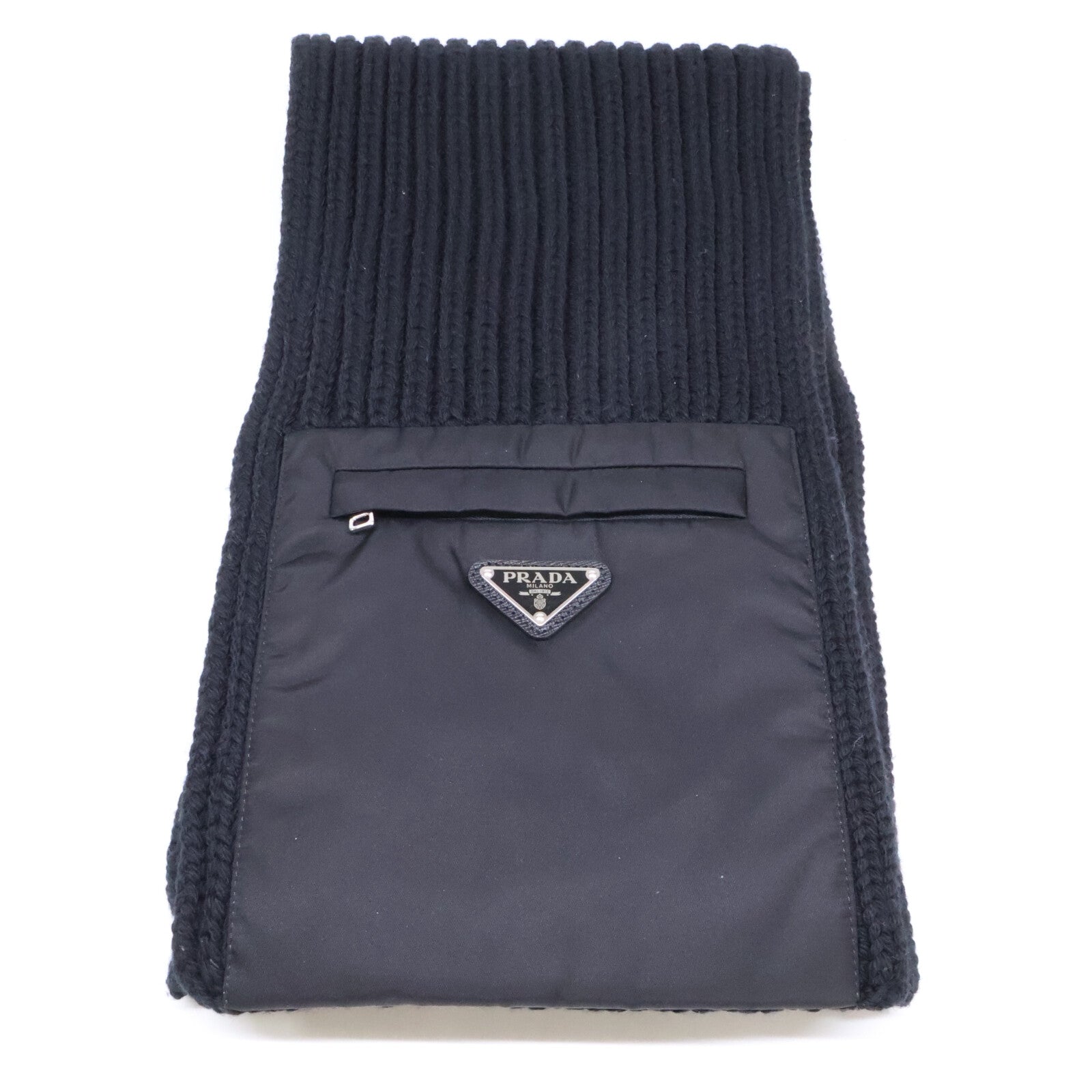 PRADA 普拉达 【立即购买/日本正品】UMS354 S202 1WT0 Re-Nylon 华达呢羊毛围巾