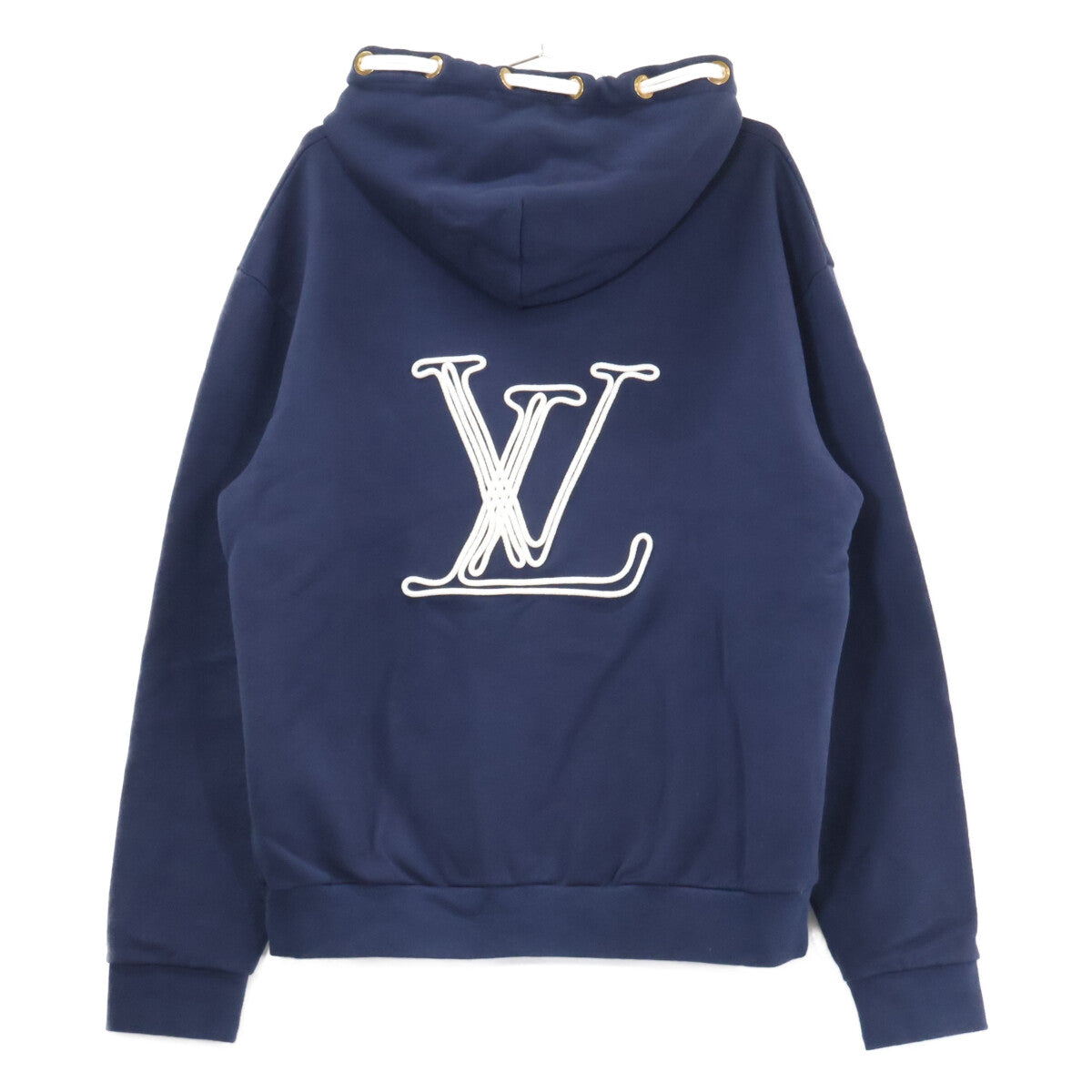 LOUIS VUITTON ルイヴィトン 【国内正規/24年製】RM242MM ZA8 HRY13W LVノーティカルロープ ロゴ プルオーバー パーカー トップス