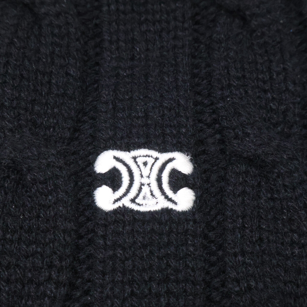 CELINE セリーヌ 【国内正規】2AD5G362W トリオンフ刺繍 カシミヤ ニットカーディガン トップス