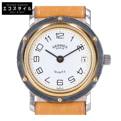 HERMES エルメス クリッパーデイト クォーツ 腕時計