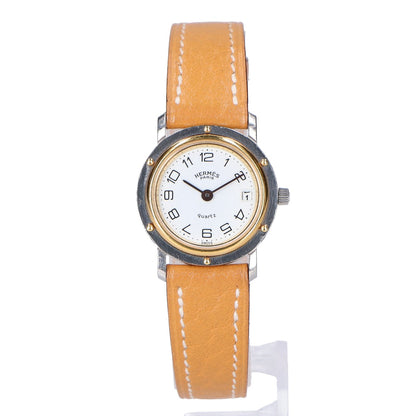 HERMES エルメス クリッパーデイト クォーツ 腕時計