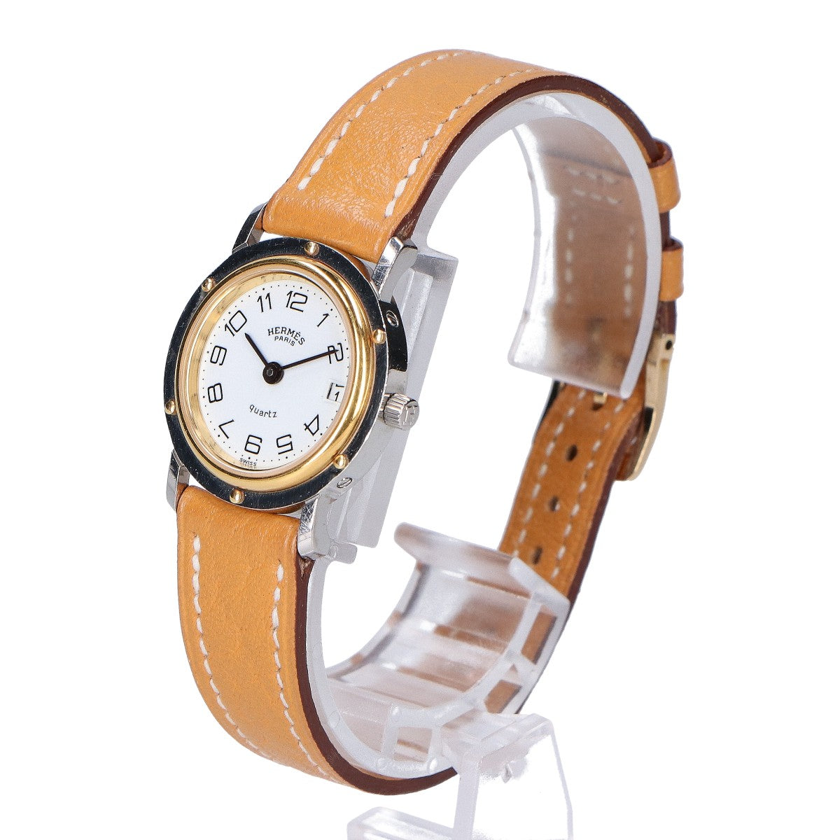 HERMES エルメス クリッパーデイト クォーツ 腕時計