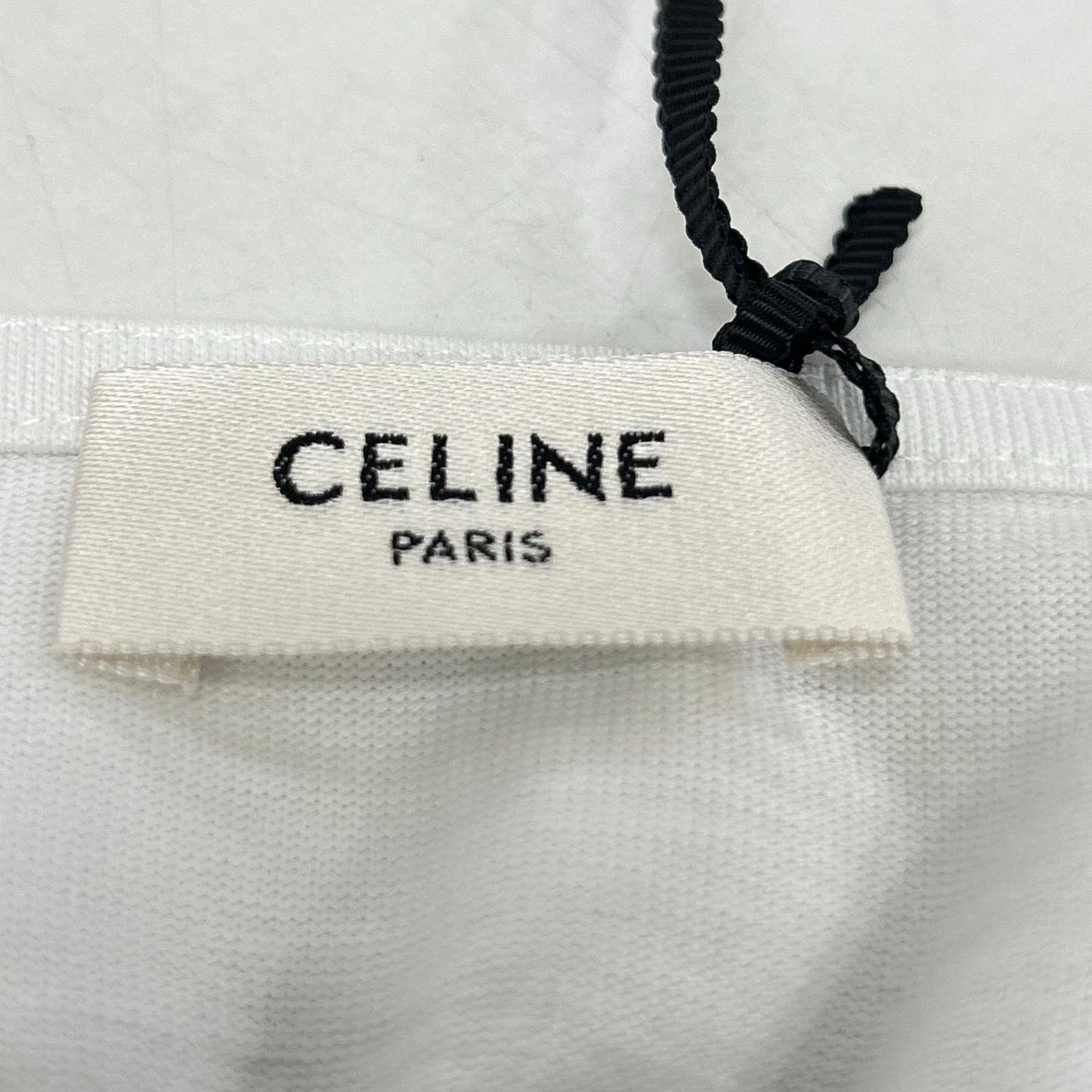 CELINE セリーヌ 【新品同様/国内正規】23ZB0663K ボーダーｘロゴ 長袖カットソー トップス