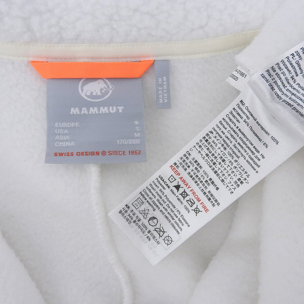 MAMMUT マムート イノミナータ プロ ボアフリース ジャケット メンズ M ホワイト 1014-01661 ジャケット