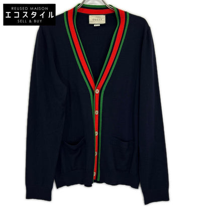 GUCCI グッチ 576806 ネイビー ウールカーディガン トップス