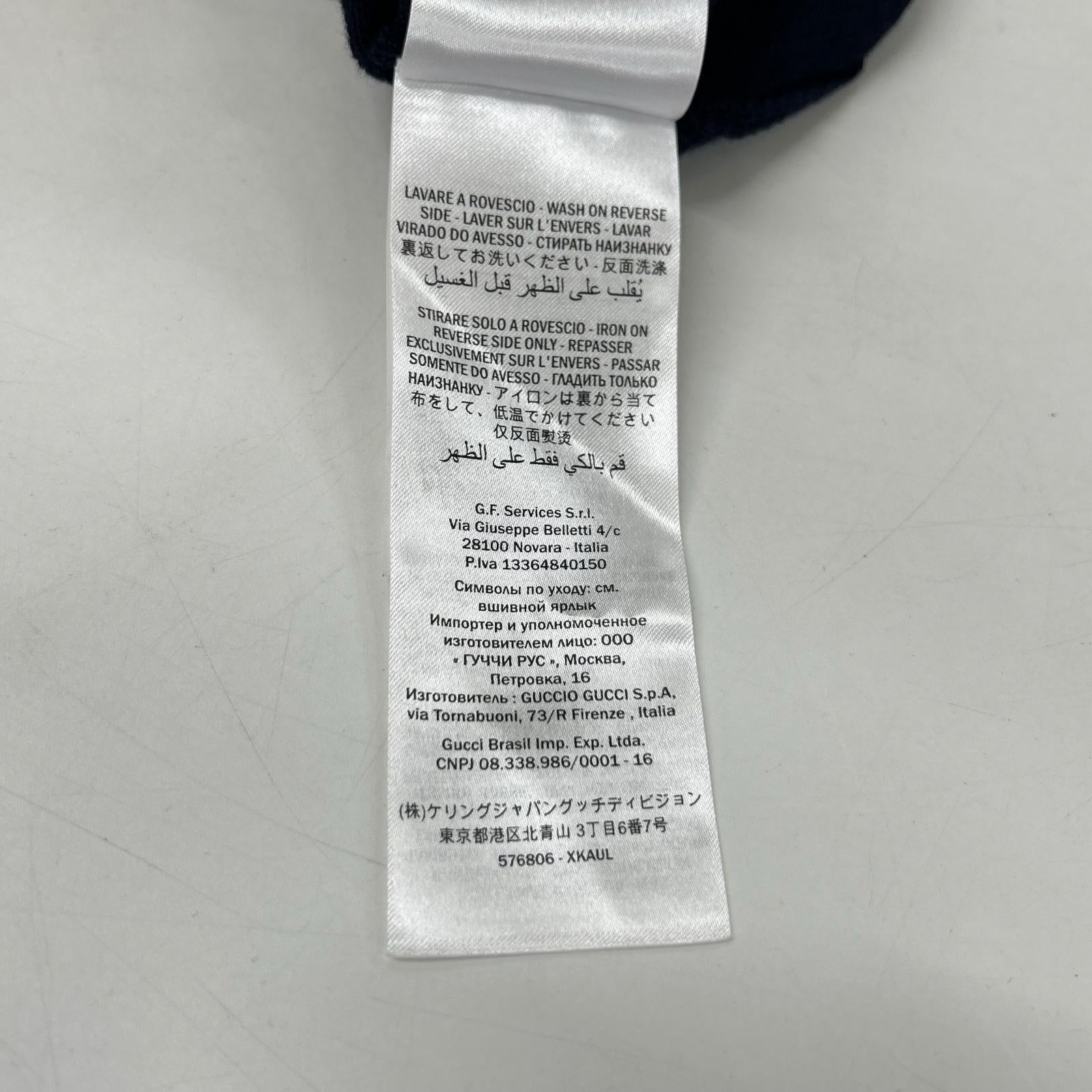 GUCCI 古驰 576806 海军蓝 羊毛开衫 上衣