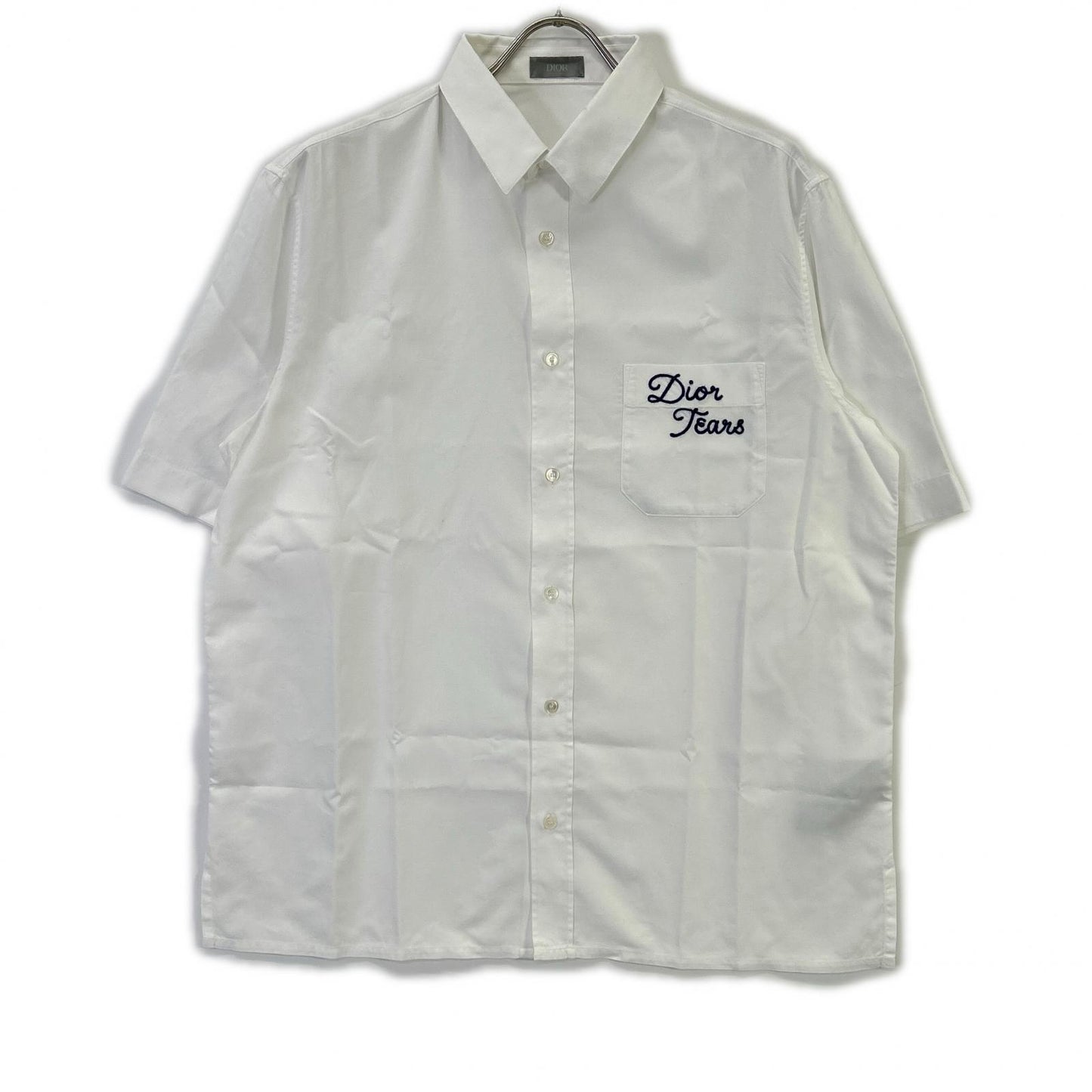 Dior HOMME ディオールオム 393C532A5820 ホワイト × Denim Tears ShortSleeve Shirt トップス