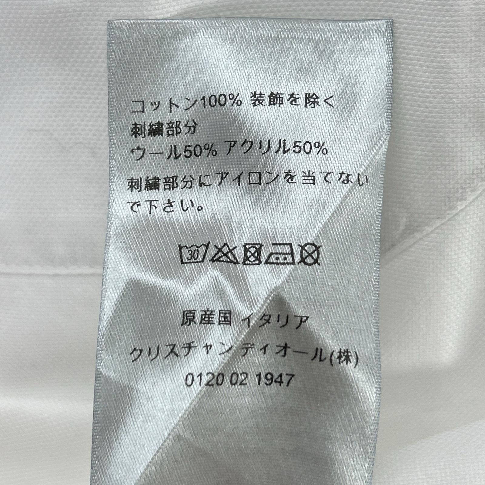 Dior HOMME ディオールオム 393C532A5820 ホワイト × Denim Tears ShortSleeve Shirt トップス