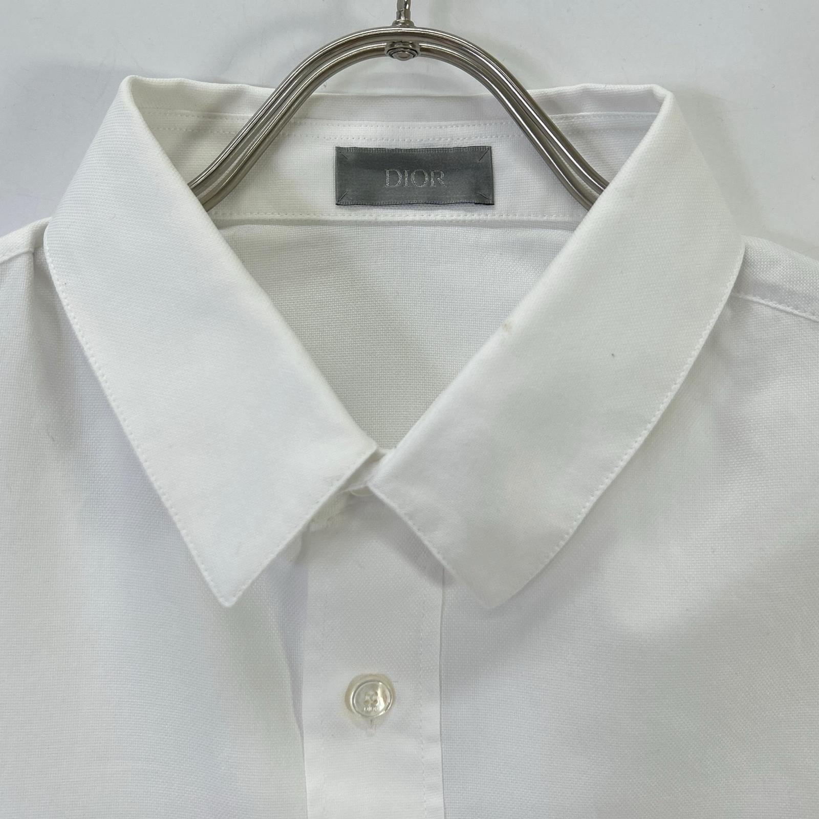 Dior HOMME ディオールオム 393C532A5820 ホワイト × Denim Tears ShortSleeve Shirt トップス