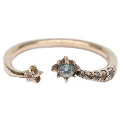 STAR JEWELRY スタージュエリー K10 トパーズ スター リング 指輪
