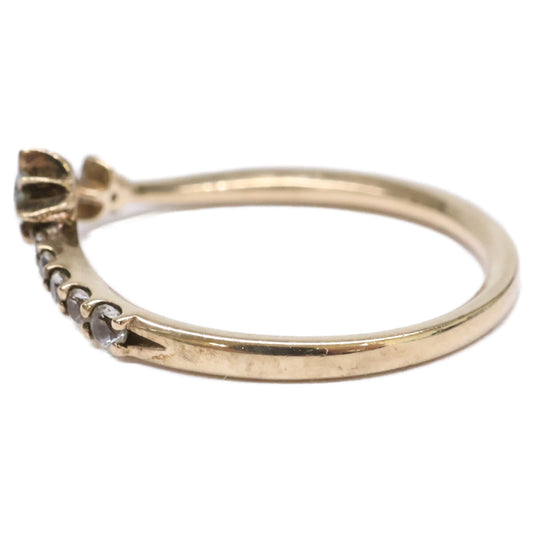 STAR JEWELRY スタージュエリー K10 トパーズ スター リング 指輪