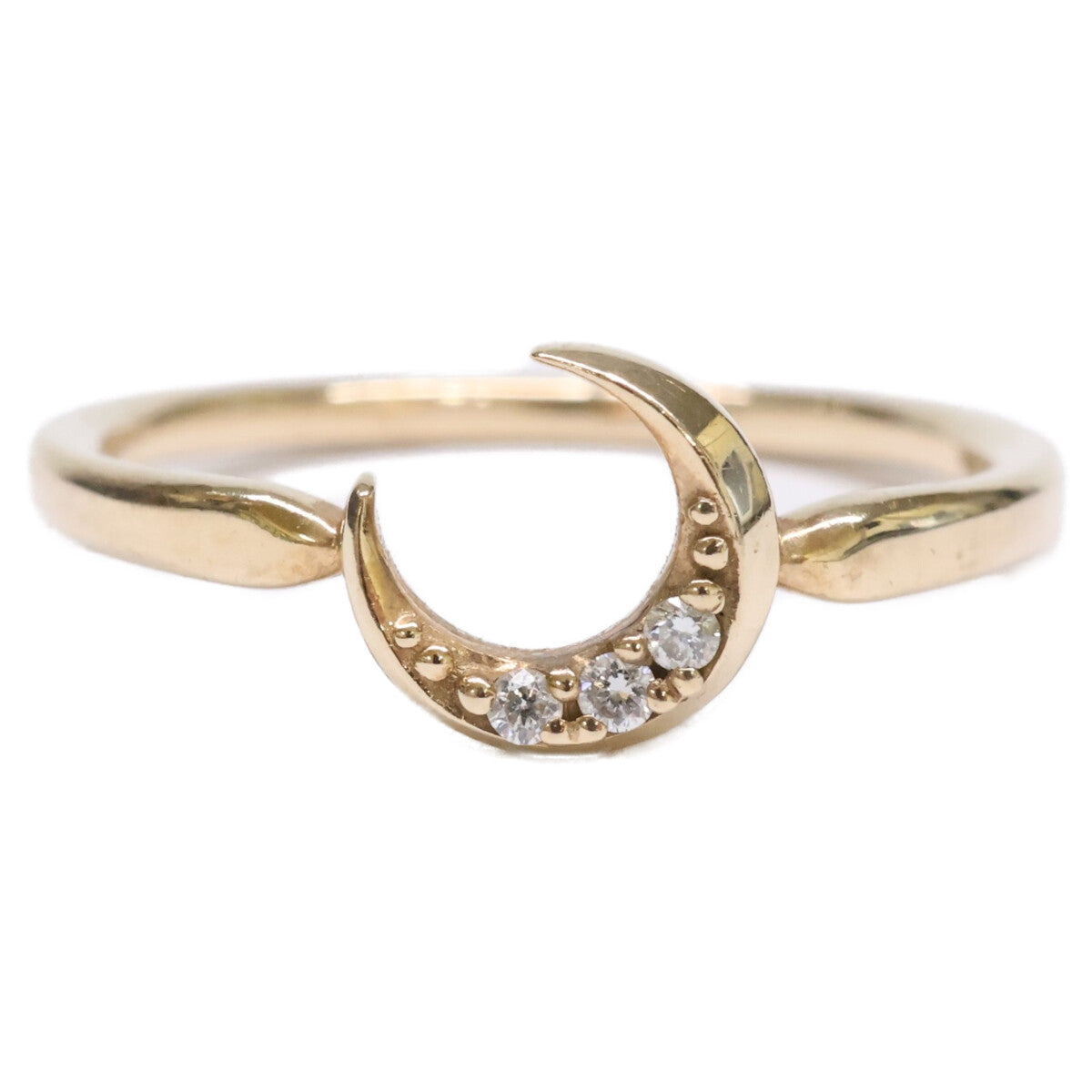 STAR JEWELRY スタージュエリー K10 0.02 ムーン ダイヤモンド リング 指輪