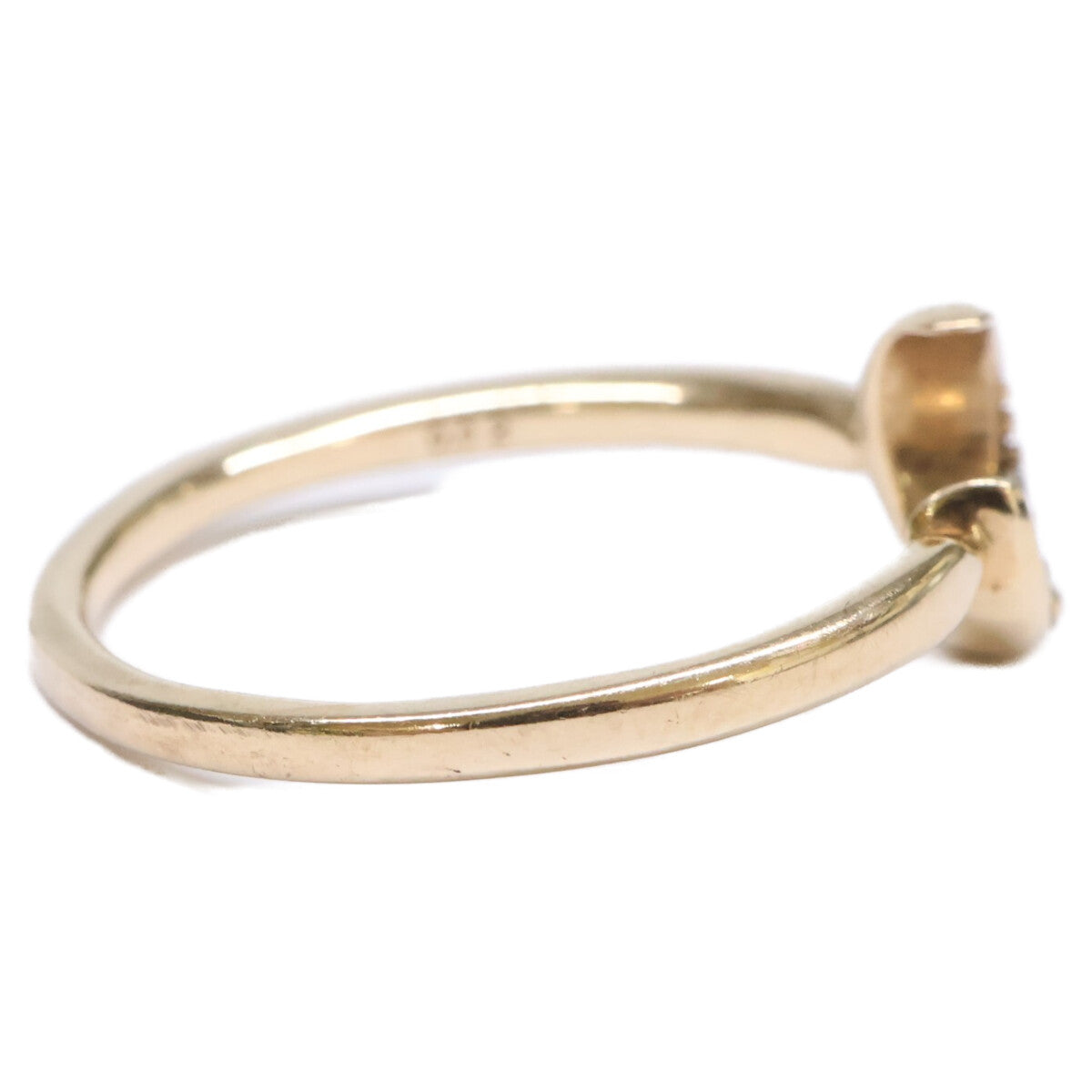 STAR JEWELRY スタージュエリー K10 0.02 ムーン ダイヤモンド リング 指輪