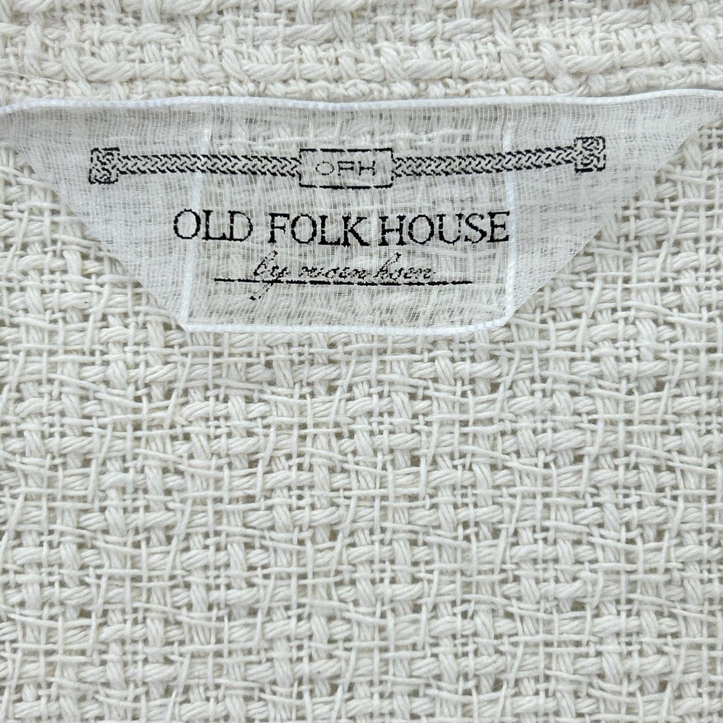 【OLD FOLK HOUSE】白色系绳夹克 OFH010JK31 夹克
