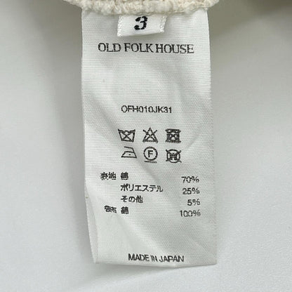 【OLD FOLK HOUSE】ホワイト Rope Jacket OFH010JK31 ジャケット