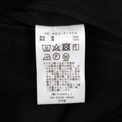 COMOLI コモリ 【24AW】A03-01008 灯芯绒拉链短夹克 夹克