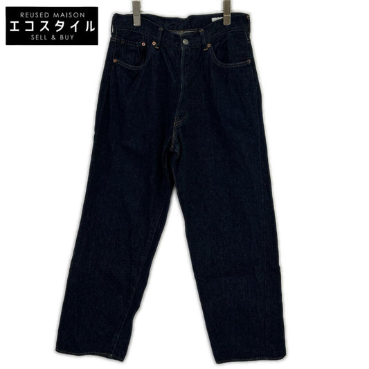COMOLI X01-03003 Indigo Denim 5 Pocket Pants Bottoms