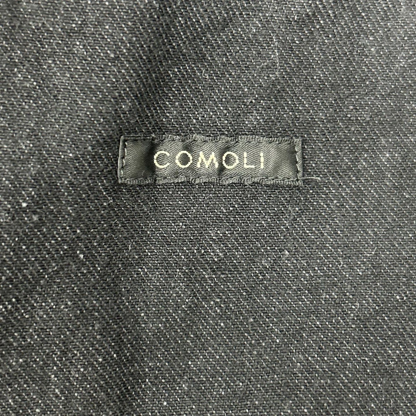 COMOLI コモリ W03-01002 黑色 牛仔 工装夹克 夹克