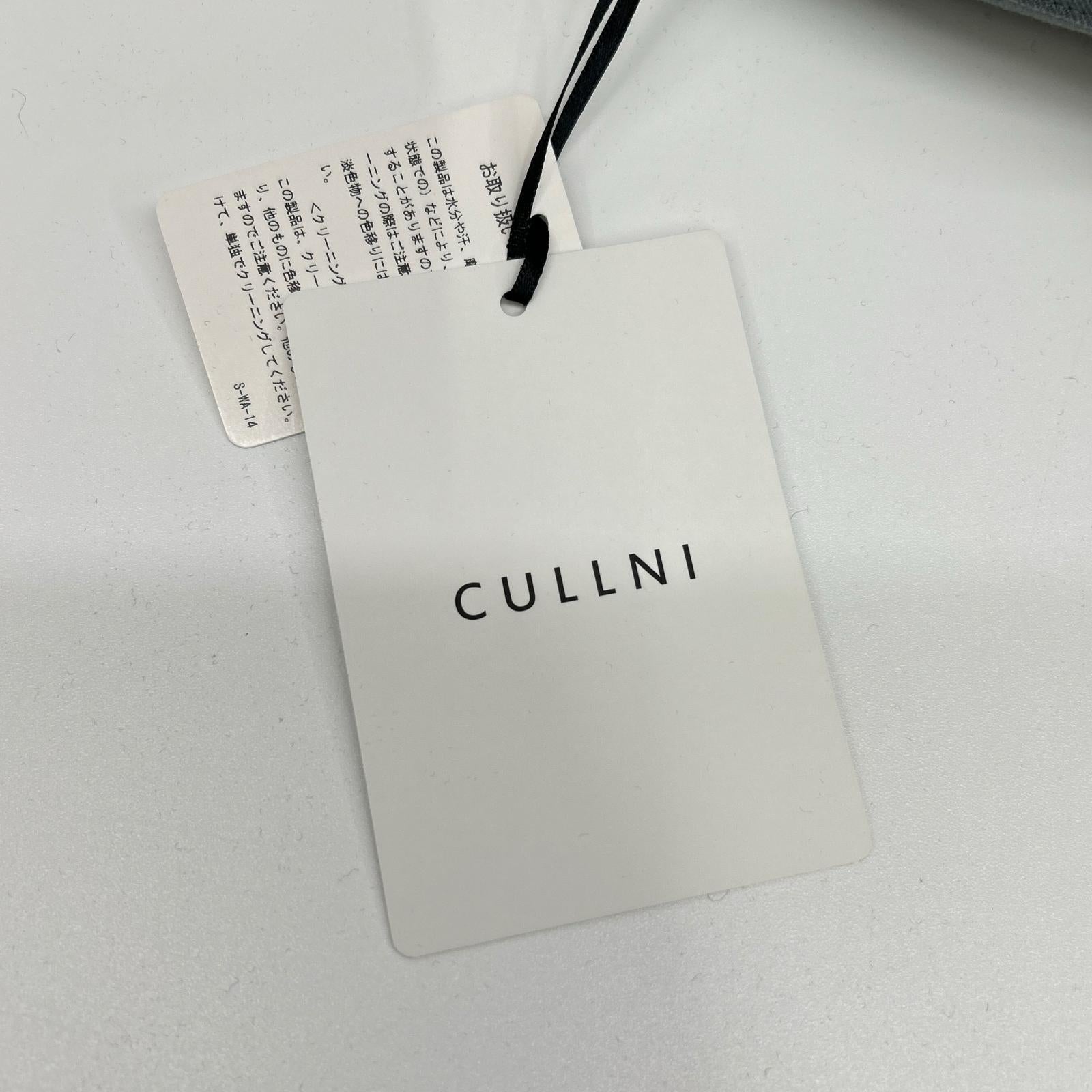 CULLNI クルニ 21-AW-028 グレー フリルミリタリーシャツ トップス
