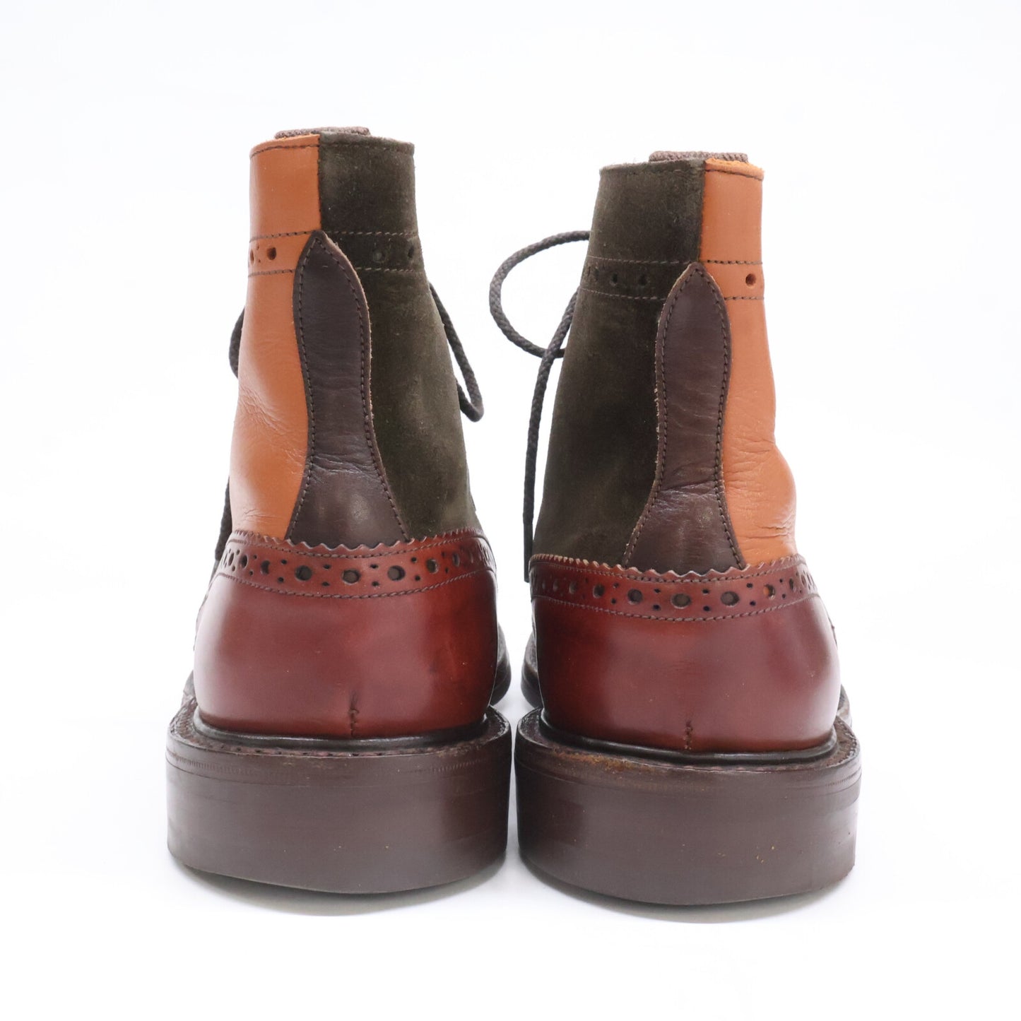 Tricker's トリッカーズ M2508 マルチトーン ウイングチップ ブローグ ブーツ カントリーブーツ シューズ
