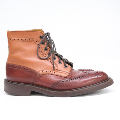 Tricker's トリッカーズ M2508 マルチトーン ウイングチップ ブローグ ブーツ カントリーブーツ シューズ