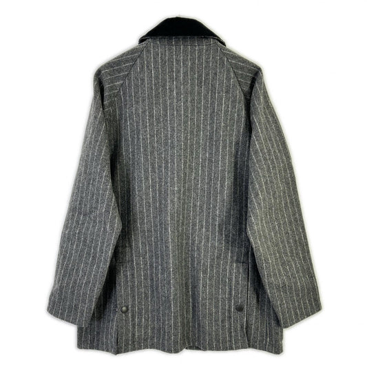 Barbour バブアー 1502182 15AW グレー ウール ストライプ ビデイルSL フーデットジャケット ジャケット
