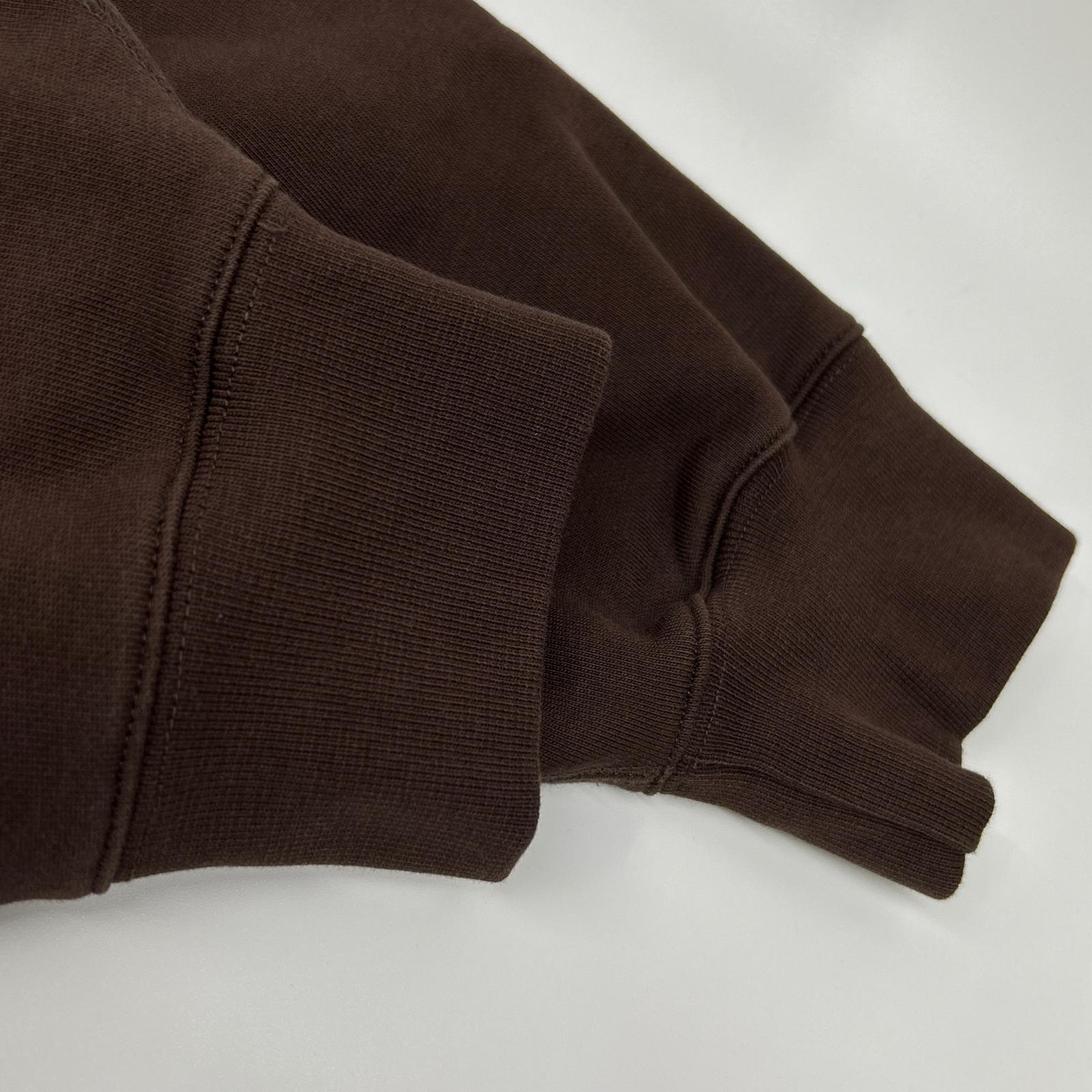 NIKE ナイキ ×Stussy FJ9175-261 ブラウン Stone Washed Fleece Zip Hoodie Dark Cinder トップス