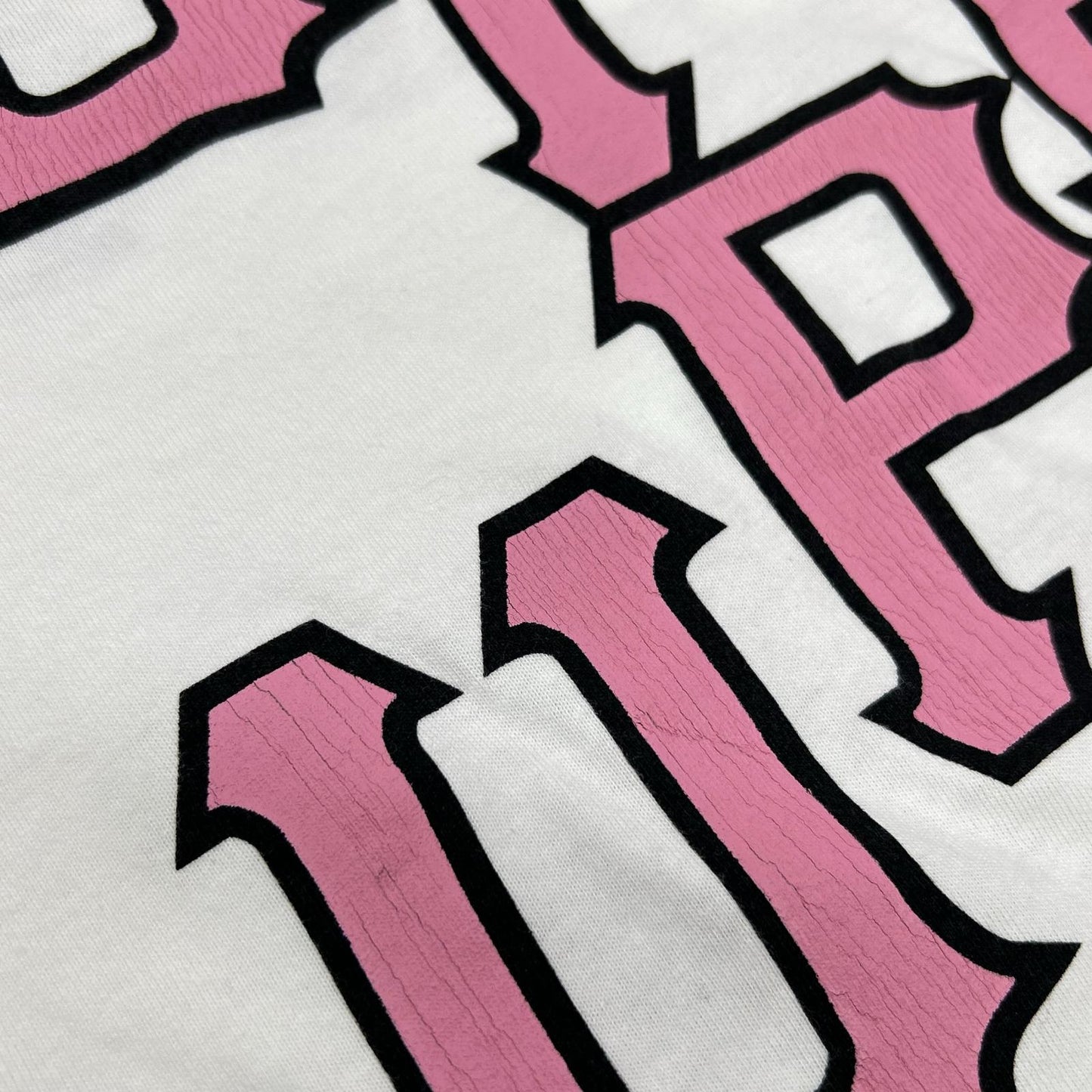 Supreme シュプリーム ホワイト Cracked Spellout S S Top トップス