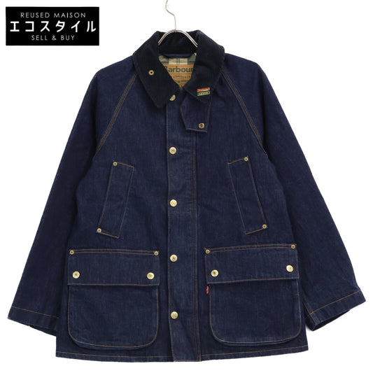 Barbour バブアー ｘLevi'sリーバイス【美品/国内正規/25年製】252MCA1081 BEDALE ビデイル オーバーサイズ デニムジャケット ジャケット