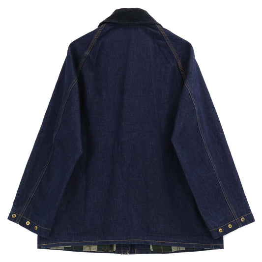 Barbour バブアー ｘLevi'sリーバイス【美品/国内正規/25年製】252MCA1081 BEDALE ビデイル オーバーサイズ デニムジャケット ジャケット